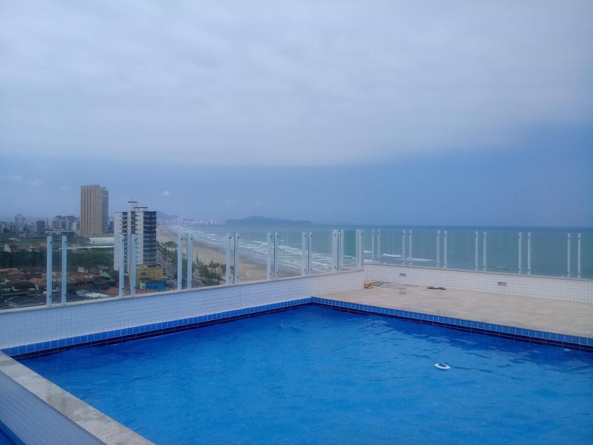 Predio Com Piscina Na Cobertura Frente Ao Mar, Apartamento Para Ate 6 Adultos E 3 Criancas Ate 8 Anos, Churrasqueira Na Sacada, Wi-Fi Gratis, Nao Oferecemos Roupas De Cama E Banho, 1 Vaga De Garagem, Na Praia Grande-Vila Mirim Dış mekan fotoğraf